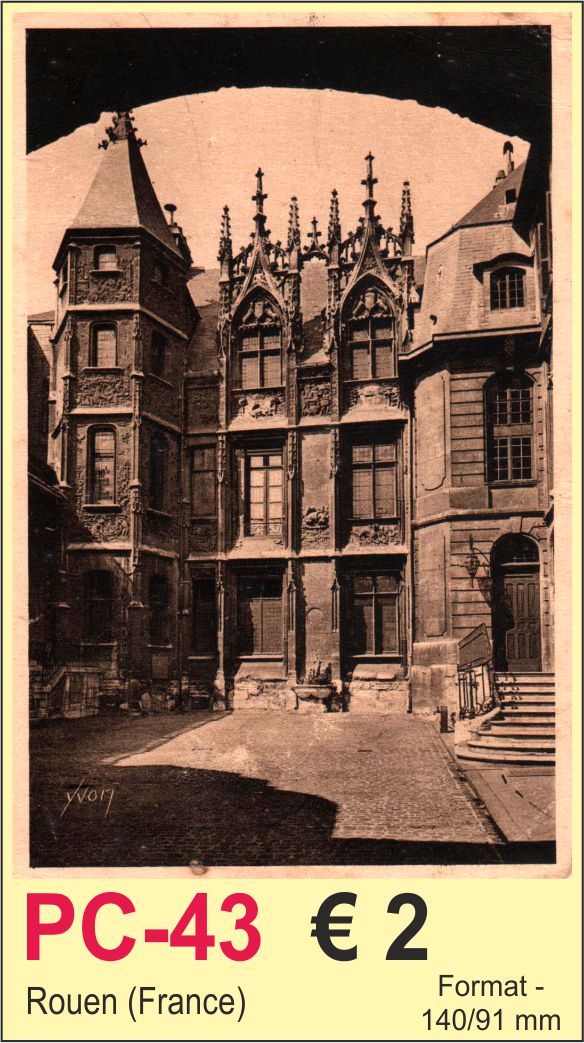 Postcard Rouen France